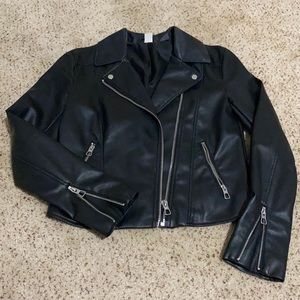 H&M pleather jacket- SIZE 8
